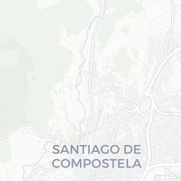 Mapa Plano Callejero Santiago De Compostela